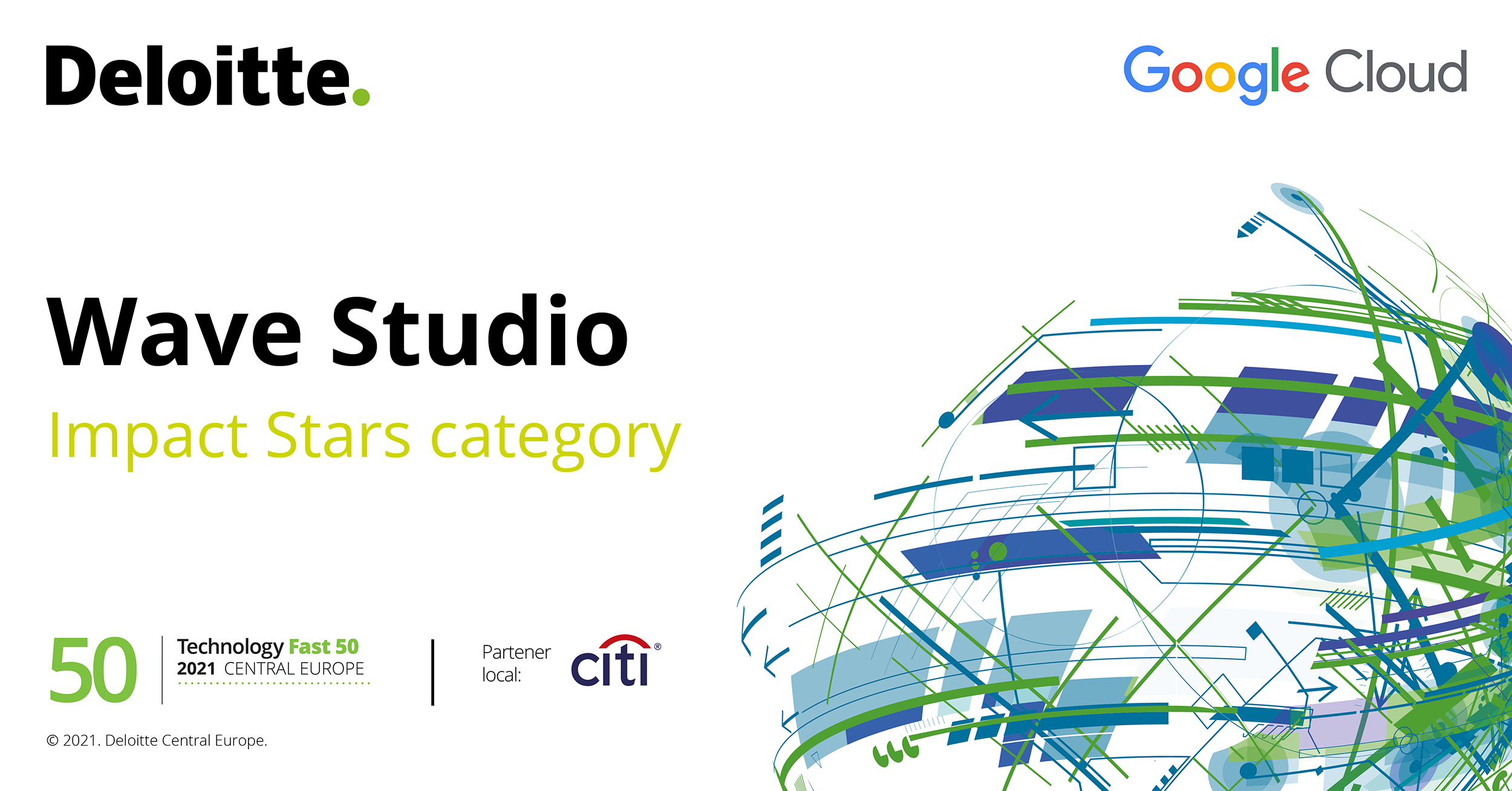 Wave Studio recognized by Deloitte Technology Fast 50 Central Europe 2021 as one of the Impact Stars companies in the region
